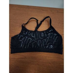 PINK Medium Ultimate black spots bra (L)